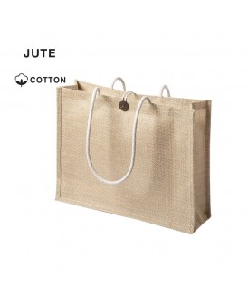 Bolsa de yute asas algodón