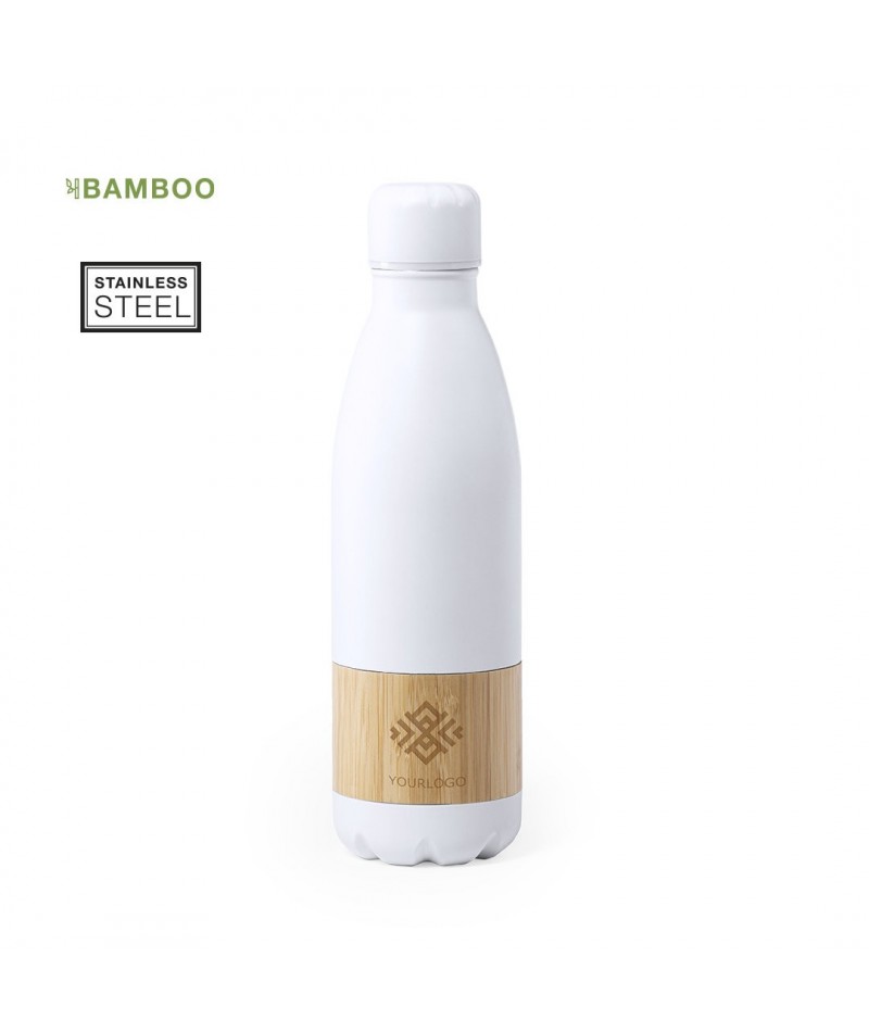 botella banda bambú
