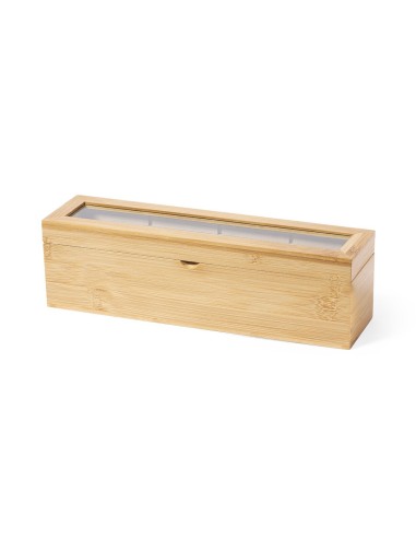 Caja Té de bambú